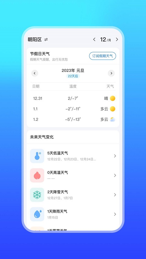 微鲤天气手机版截图4