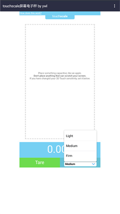 屏幕电子秤touchscale截图4