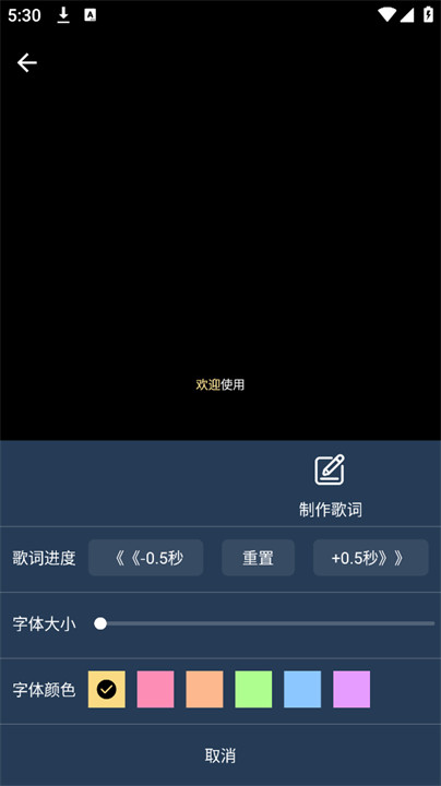 歌词适配极速版截图2