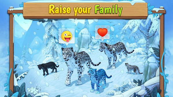 雪豹家族模拟器手机版截图2