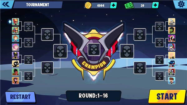 火柴人全明星乱斗手机版截图1