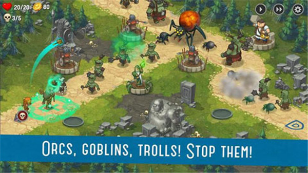 兽人战士离线塔防汉化版截图1