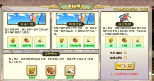 时之幻想曲官方版家族有什么用4