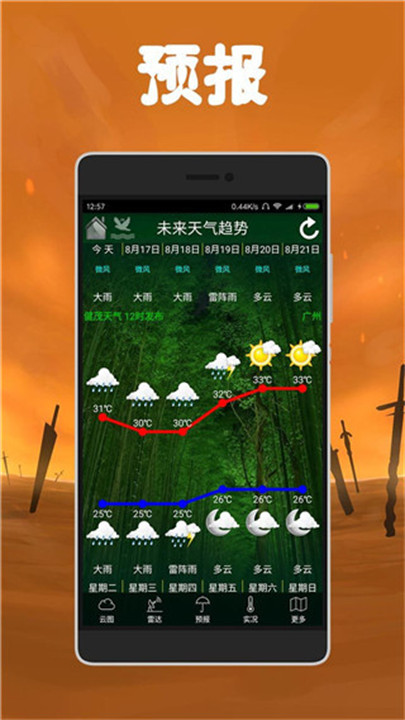 健茂天气软件截图2