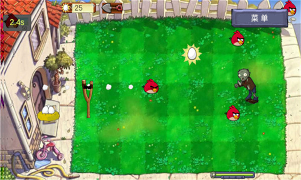 愤怒的小鸟大战僵尸手机版截图5