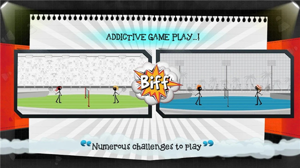 火柴人打羽毛球中文版截图1