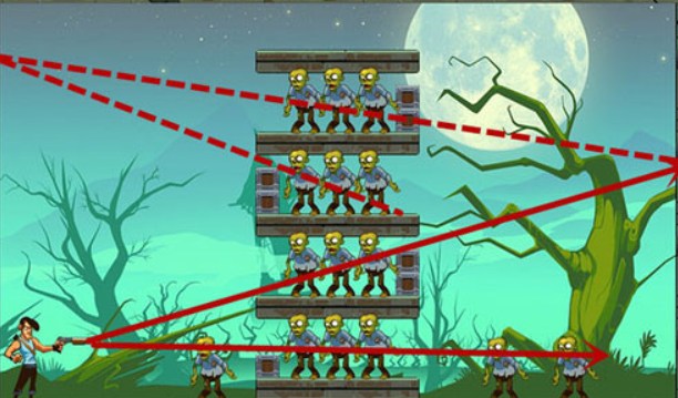 愚蠢的僵尸射击游戏