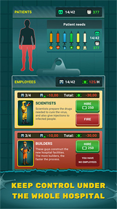 僵尸医院大亨汉化版截图4