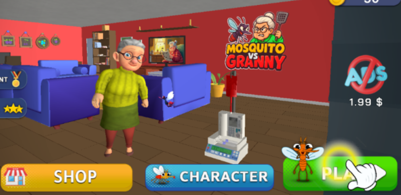 蚊子大战老奶奶游戏