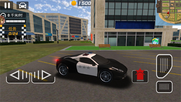 城市追击赛警车自由驾驶截图1