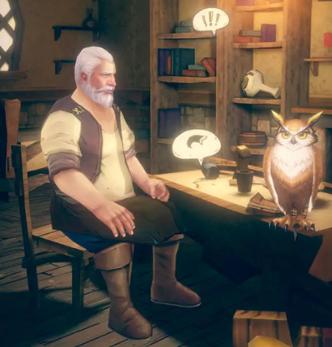 猫头鹰和灯塔木雕图鉴