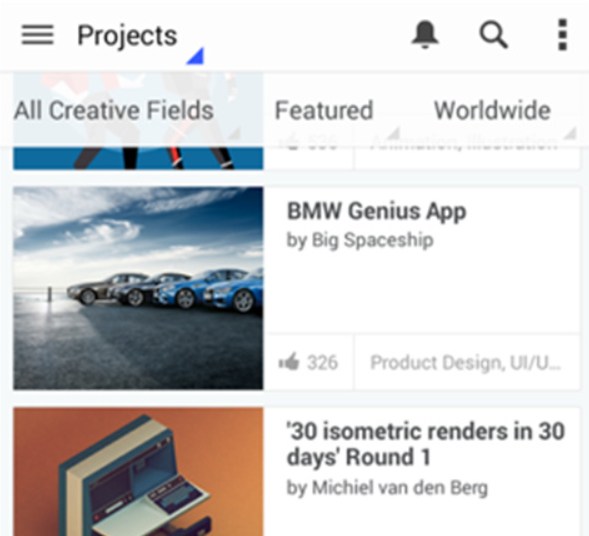 behance安卓客户端
