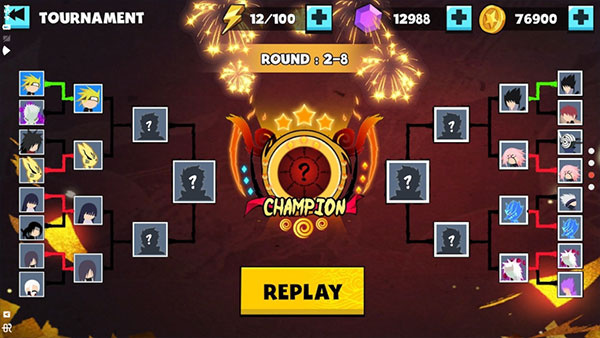 火柴人忍者忍者格斗中文版截图3