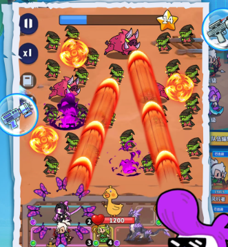 小鸡守卫家园小游戏