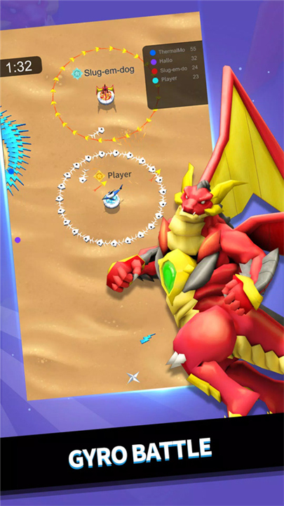 魔幻陀螺对决手游截图1