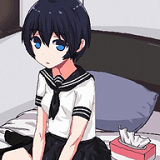 和妹妹两个人看家像素