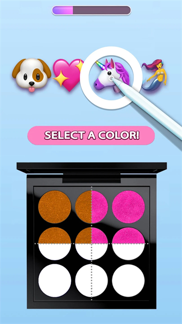 MakeupKit眼影盒子游戏截图2
